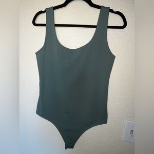 NWOT Express Body Contour Green Slimming Tank Top Bodysuit SIZE MEDIUM